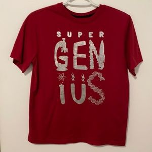 Boys red graphic tee shirt